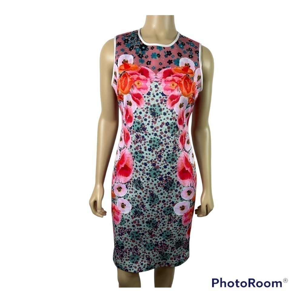 Clover Canyon Poppy Blossoms Neoprene Dress Sz M
